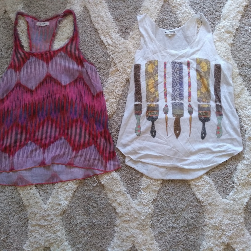 Two Razor Back Shirts Size Small